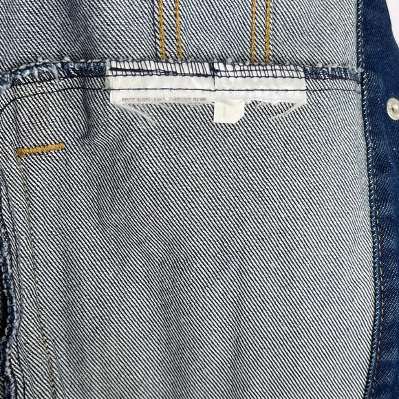 Levi's Original Rib Trim Trucker Jeans Jacket Size S - Picture 6 of 8